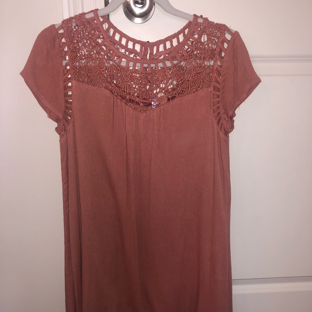 Cotton mini slip dress